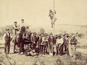Corps télégraphique militaire, Armée du Potomac, Berlin, octobre 1862