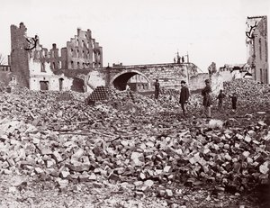 Ruines à la fin du pont ferroviaire de Richmond et Petersburg - Alexander Gardner