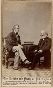 La politique et la poésie de la Nouvelle-Angleterre, 1863 (photo) - Alexander Gardner