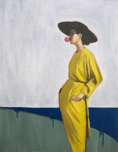 Femme élégante - Rose bulle - Alexander Grahovsky