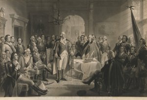 Washington et ses généraux, pub. c. 1870