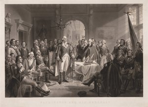 Washington et ses généraux avec clé