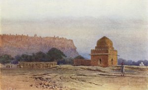 Fort de Gwalior avant le lever du soleil - Alexander Henry Hallam Murray