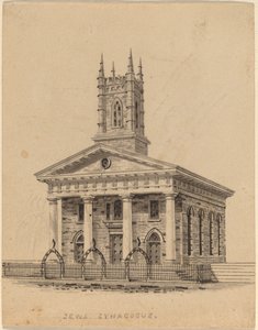 Synagogue juive, N.Y. - Alexander Jackson Davis