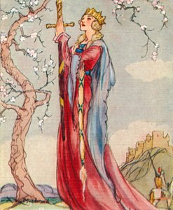 Reine Guenièvre, épouse du roi Arthur, 1937