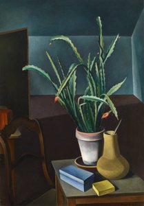 Nature morte de cactus - Alexander Kanoldt