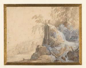 Paysage avec un ermite - Alexander Keirincx