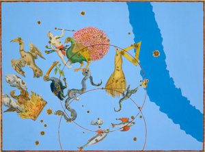 Un groupe de constellations, 1603