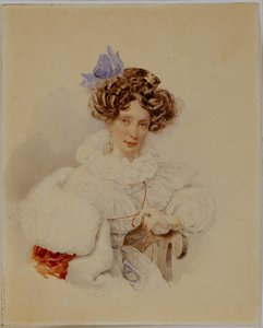 Portrait de Yekaterina Pavlovna Bakunina 1795-1869, avant 1832
