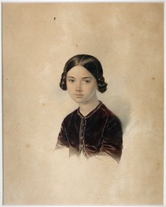 Portrait de Sofia Alexandrovna Briullowa - Alexander Petrovich Sokolov