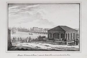 Cabane de Pierre le Grand, Série Vues de Saint-Pétersbourg - Alexander Pluchart