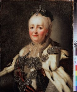 Portrait de Catherine II (1729-1796), impératrice de Russie