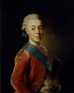 Portrait du Grand-Duc Pavel Petrovich 1754-1801, 1776 - Alexander Roslin