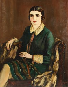 Portrait de Lilya Brik 1891-1978, 1921 - Alexander Silins
