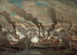 Grande bataille navale de Memphis, Tennessee le 6 juin 1862