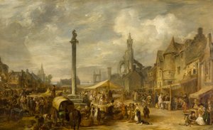 Une foire écossaise, vers 1834