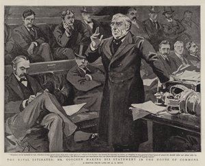 Les Estimations Navales, M. Goschen faisant sa déclaration à la Chambre des communes - Alexander Stuart Boyd
