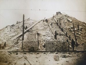 Préparation du site pour la construction du Palais des Soviets, ca 1931
