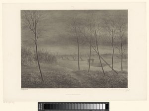 Paysage de nuit - Alexander Ver Huell (signed by artist)
