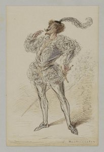 Homme avec épée en costume historique - Alexander Ver Huell