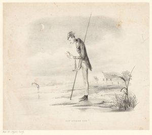 Pêcheur regardant déçu sa prise