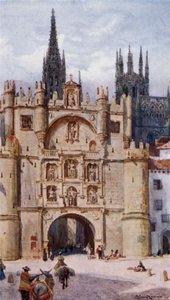 Puerta S Maria, Burgos - Alexander Wallace Rimington