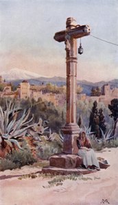 Croix de chemin, près de Grenade