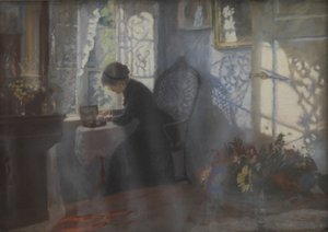 Dans la maison du pêcheur à Hellebæk