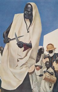 La Danse du Kuli-Kuta (Niamey) Parodie des anciens sacrifices humains du Dahomey