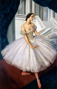 Portrait de la ballerine Anna Pavlova 1881-1931, 1924