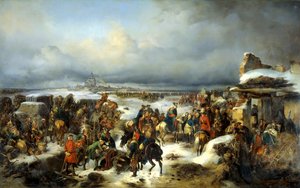 La capture de la forteresse prussienne de Kolberg le 16 décembre 1761