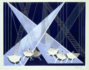 Décor de scène pour un ballet, illustration de 