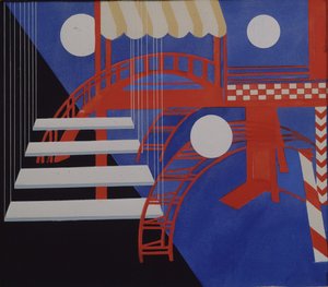 Décor de scène pour la Revue de l