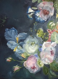 Bouquet floral sombre