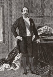 Portrait de Napoléon III, Empereur des Français - gravé d
