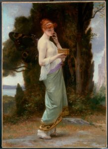 A.Cabanel, Psyché avec la boîte de Proserpine / Peinture, 1881