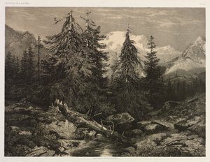 Ruisseau alpin - Alexandre Calame