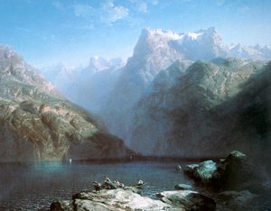French : Le lac des Quatre-Cantons (Symphonie en bleu)