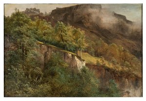 Paysage montagneux en Valais - Alexandre Calame