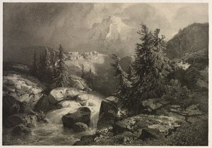 Tempête dans les Alpes