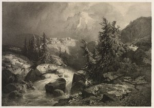 Tempête dans les Alpes