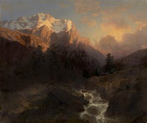 Le Wetterhorn - Alexandre Calame
