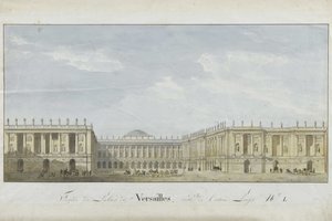 Projet de façade pour le Palais de Versailles côté entrée, 1811-1813 - Alexandre Dufour