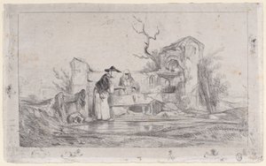 Les Lavandières, 1833-38