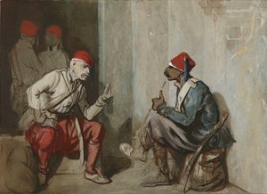 Gardes turcs - Alexandre Gabriel Decamps
