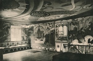 Décorations dans une salle, vers 1927 - Alexandre Jacovleff