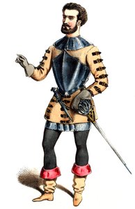 Auber - Haydée - Hermann Léon, rôle de Malipieri - lithographie d