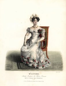 Danseuse et actrice Mlle Émilie Leverd en Célimène dans Le Misanthrope de Molière, Théâtre Français - Alexandre Marie Colin