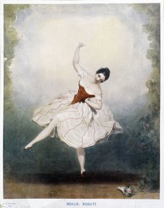 Danse classique : Mlle Rosati en 1848 - Alexandre de Valentini
