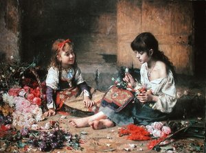Les jeunes filles aux fleurs